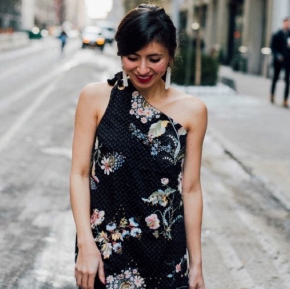 Anthropologie Ashbury One Shoulder Dress 4